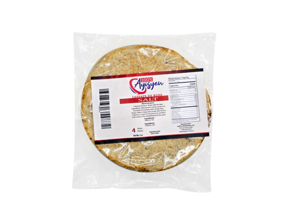 cassava with salt