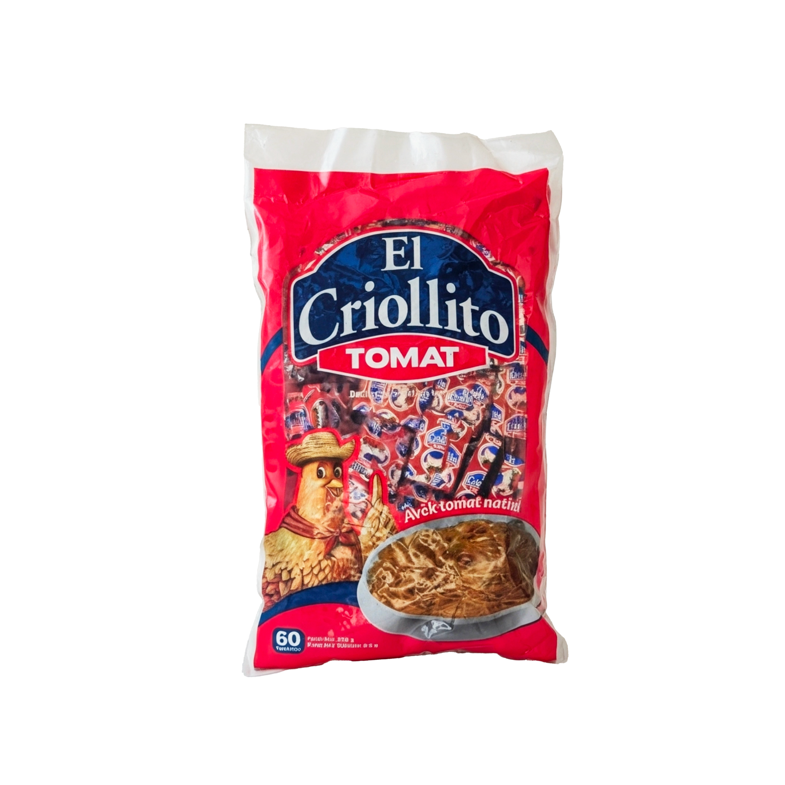 Criollito Tomato, Case of 12 Packs (570g sachets Each)
