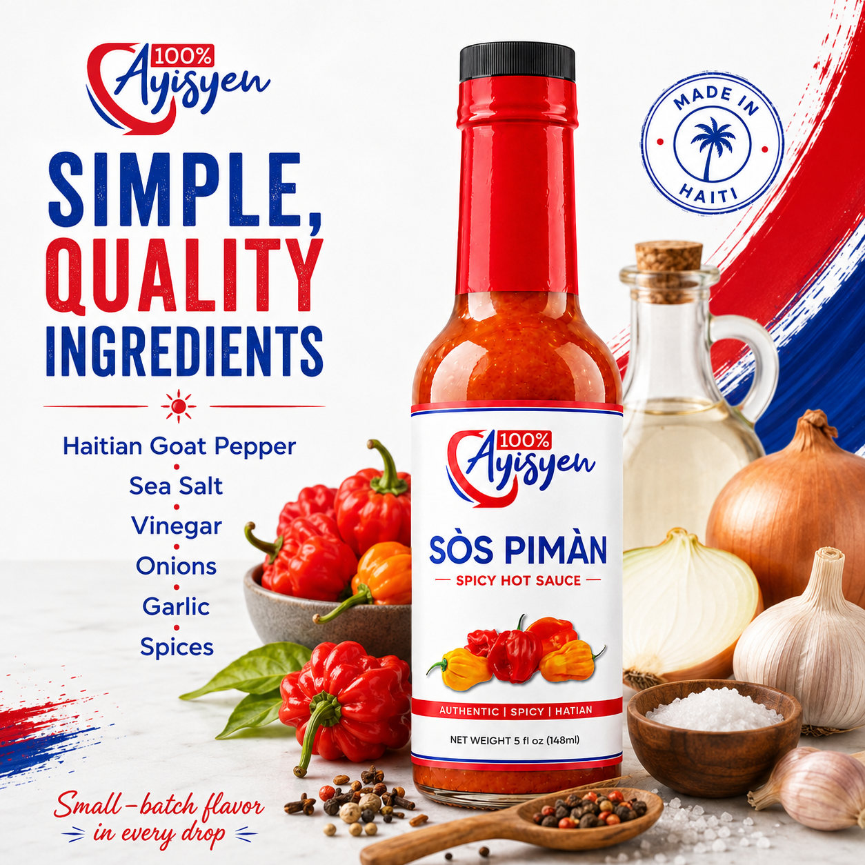 Bottles of Hot Sauce, Piman Bouk product, 3-Pack (THREE x 5 Oz Bottles Per Case) - Image 4