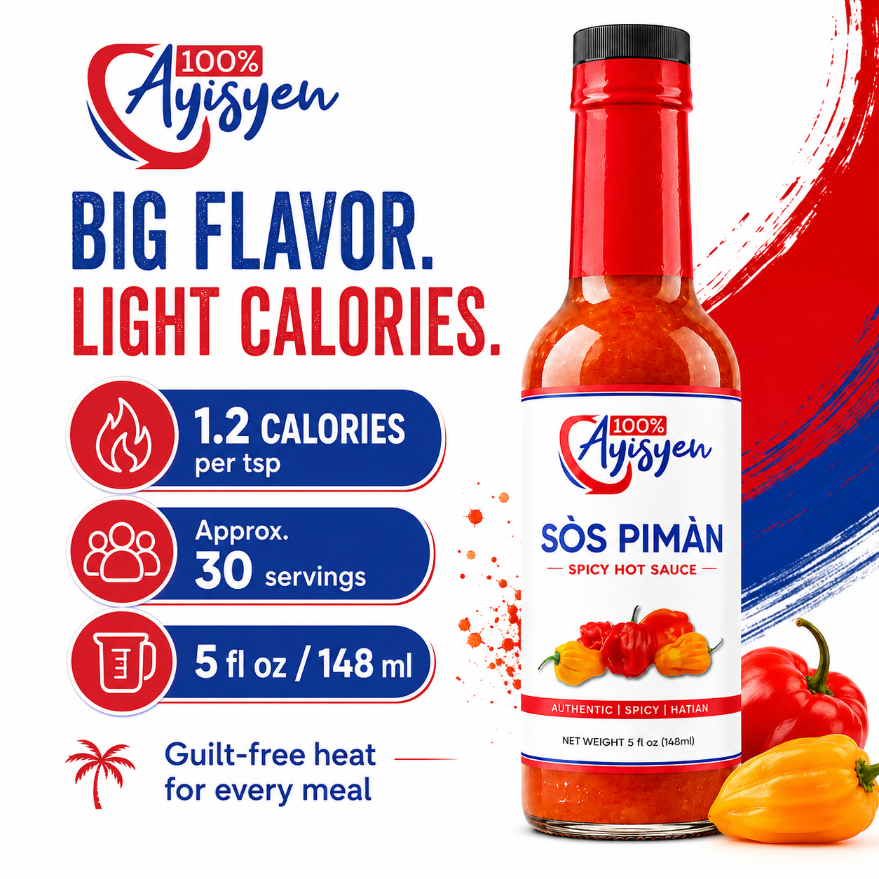 Bottles of Hot Sauce, Piman Bouk product, 3-Pack (THREE x 5 Oz Bottles Per Case) - Image 3
